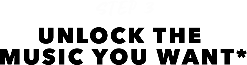 Step 3 Unlock the music you want