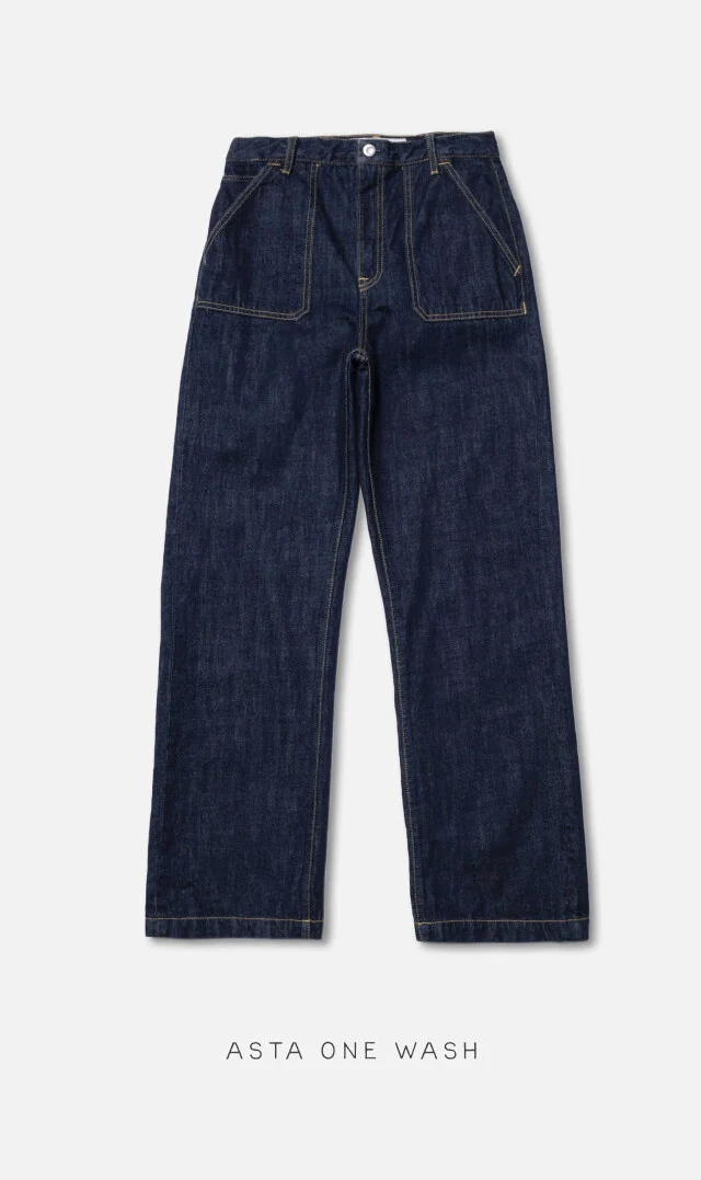 Asta Workwear Pants One Wash Denim
