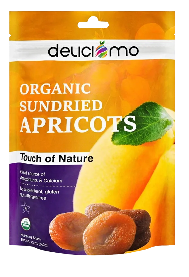Image of Deliciomo Organic Dried Apricots