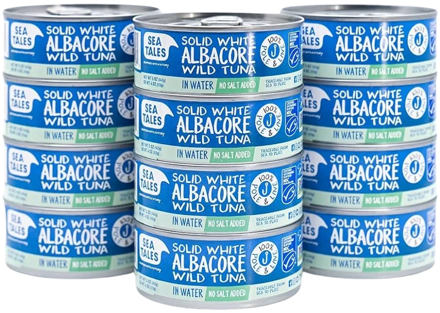 Image of Sea Tales Albacore Tuna in water (12 Pack)