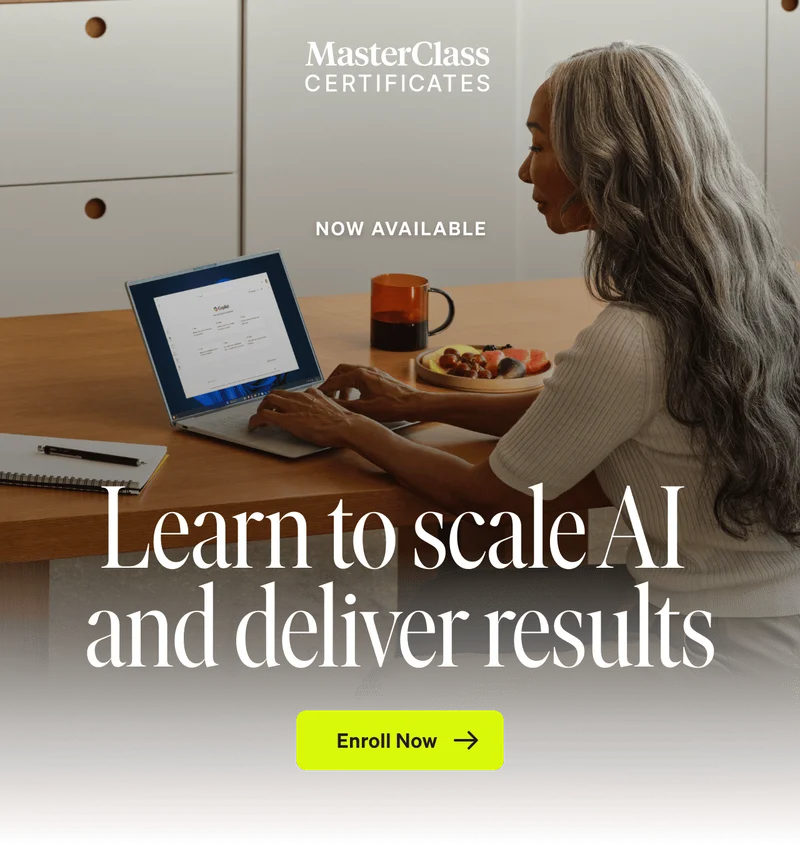Learn to scale AI and deliver results - Enroll Now