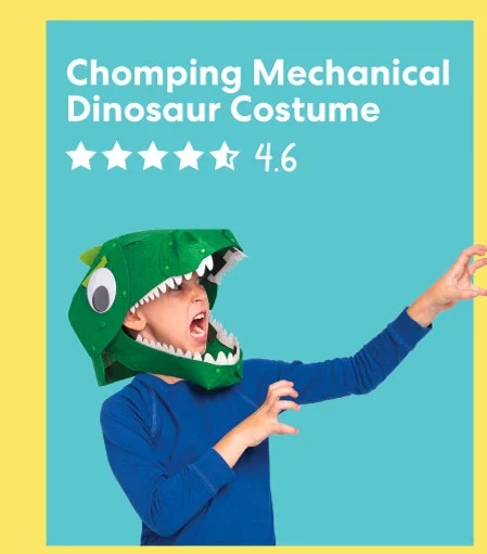 Chomping Mechanical Dinosaur Costume