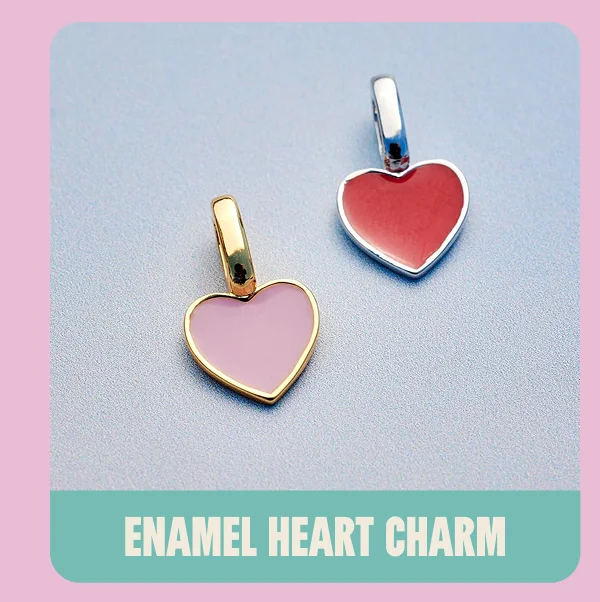 ENAMEL HEART CHARM