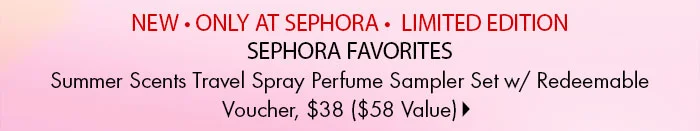 Summer Scents Travel Spray Perfume Sampler Set