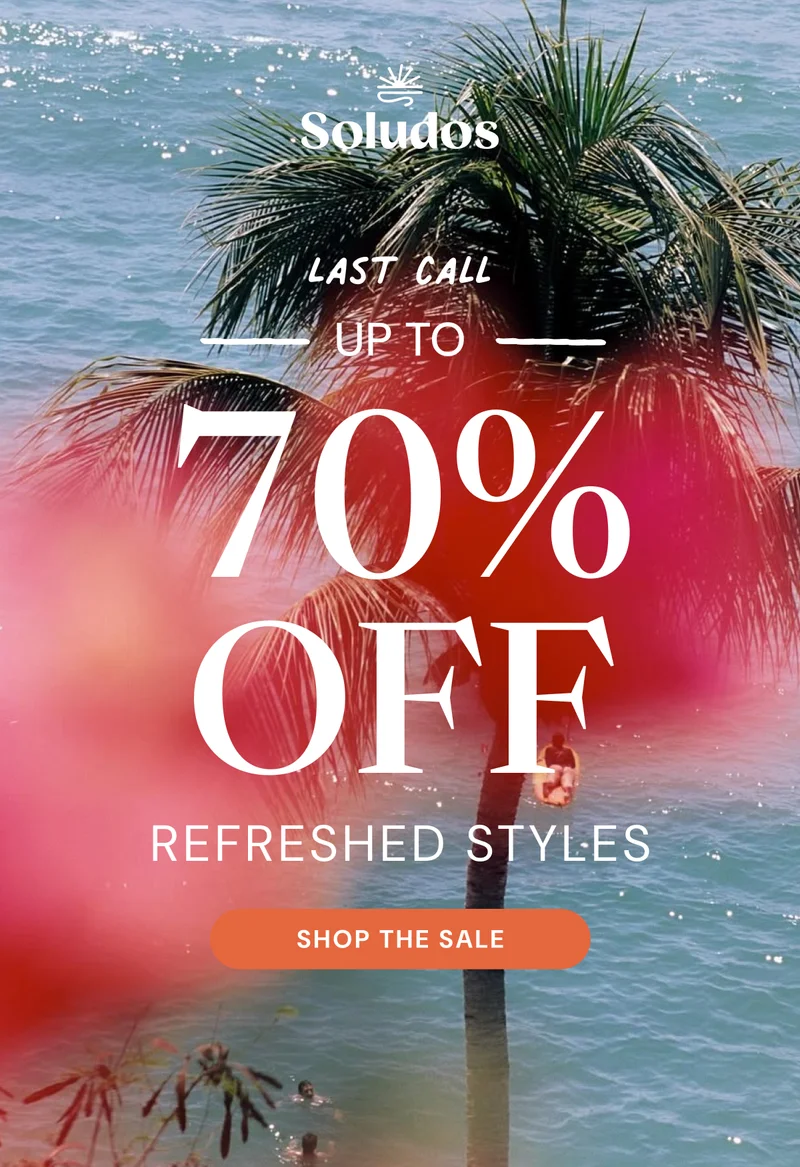 LAST CALL: UP TO 70% OFF Refreshed styles