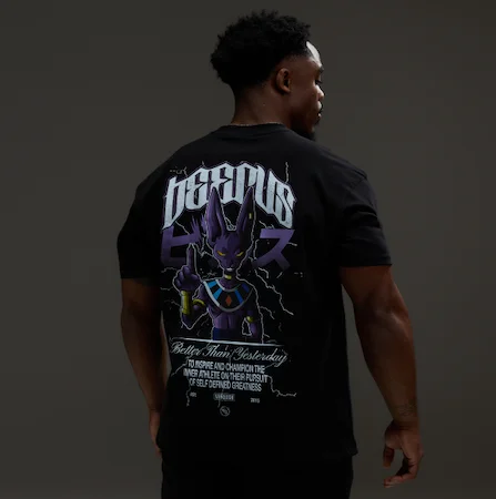 Vanquish DBS Beerus Black Oversized T Shirt