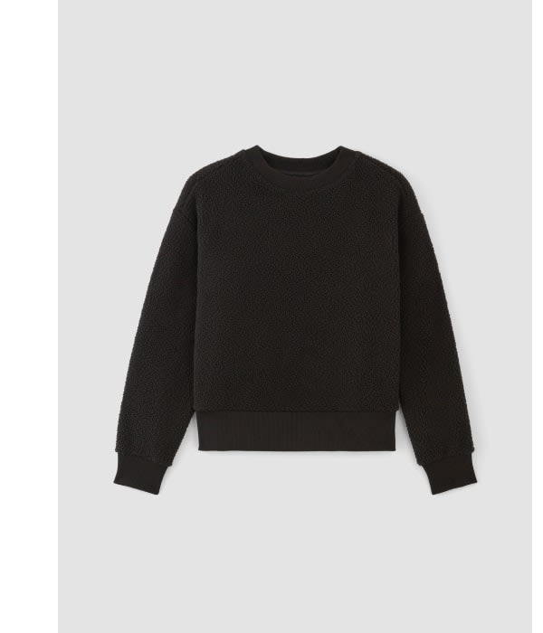 [image]the renew fleece oversized crew