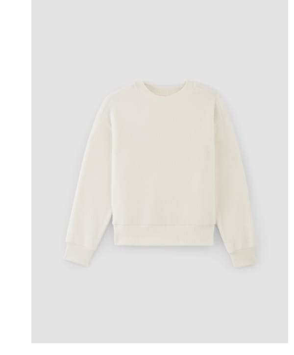 [image]the renew fleece oversized crew
