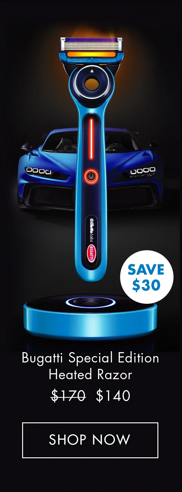 Bugatti Heated Razor. Was $170, Now $140. SHOP NOW