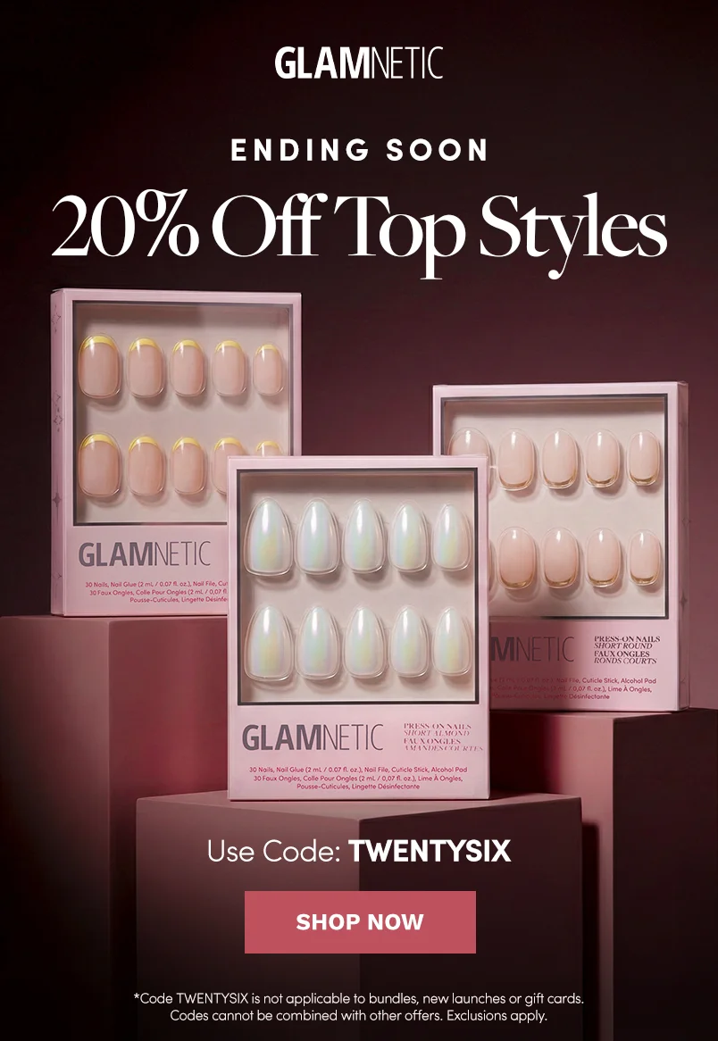 Get 20% Off Top Styles with the code TWENTYSIX