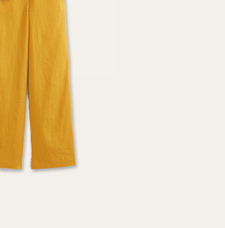 Westbourne Linen Trousers - Artisan Gold