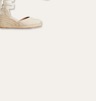 Cassie Espadrille Wedges - Oatmeal