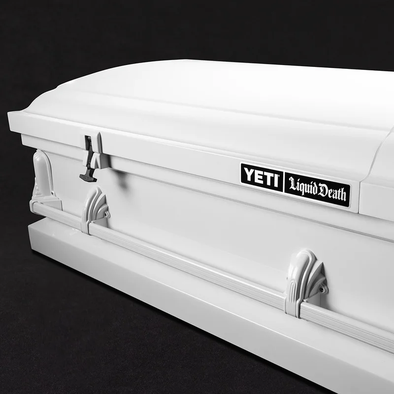 Liquid Death x YETI Casket Cooler