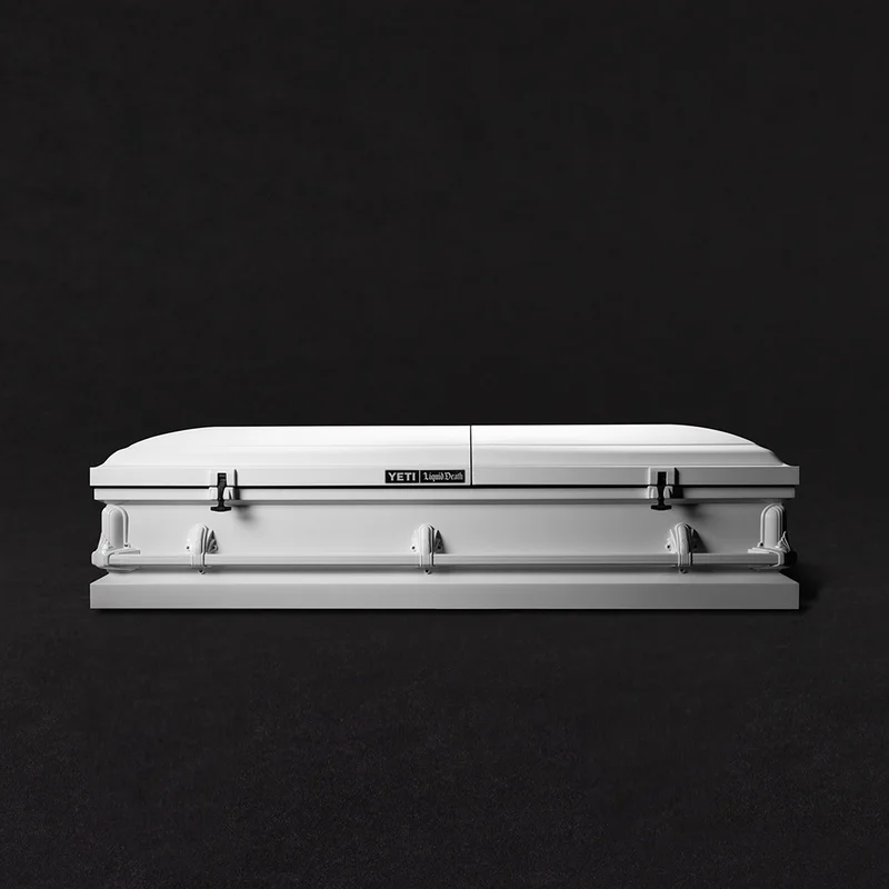 Liquid Death x YETI Casket Cooler