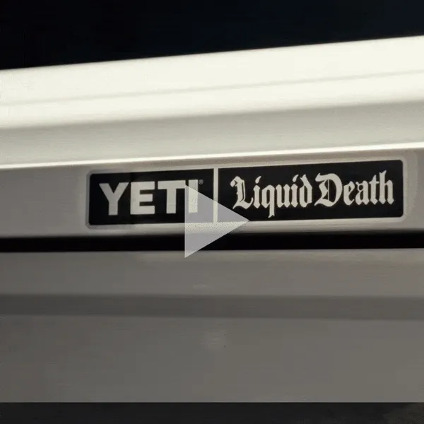 Liquid Death x YETI Casket Cooler
