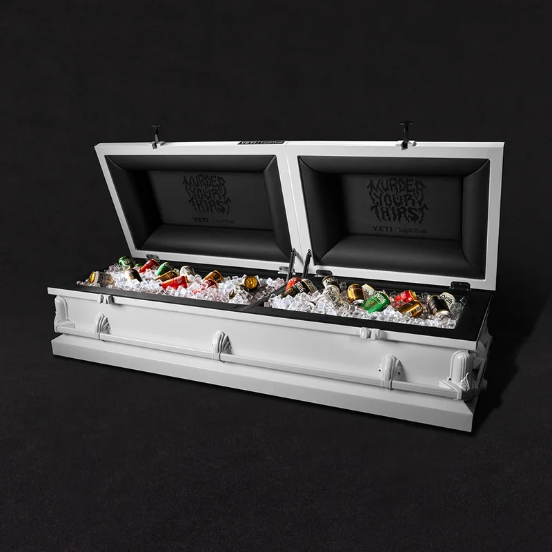 Liquid Death x YETI Casket Cooler