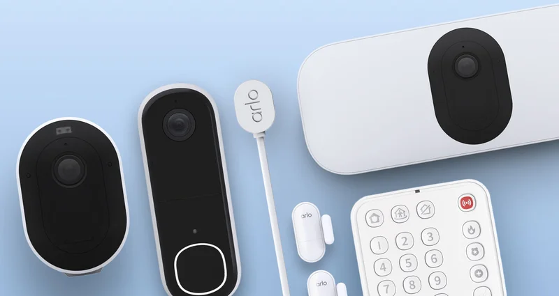 Various Arlo security products.