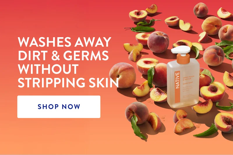 WASHES AWAY DIRT & GERMS WITHOUT STRIPPING SKIN SHOP NOW