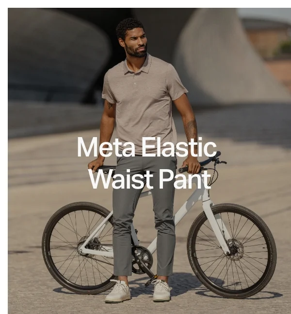 Meta Elastic Waist Pant
