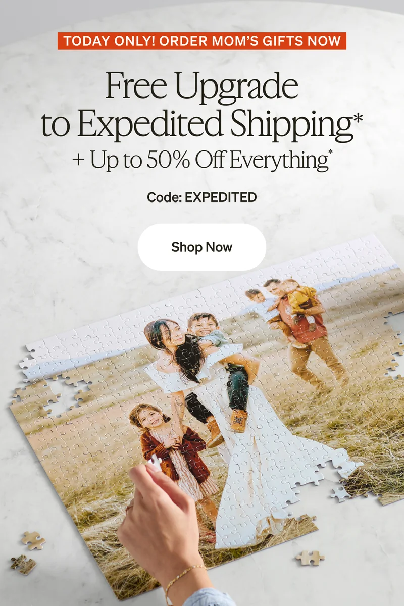 Today only: free upgrade to expedited shipping!