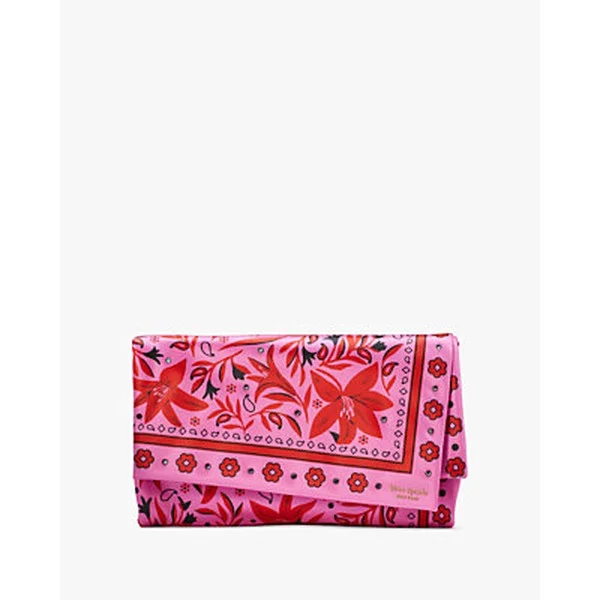 Fold Bandana Printed Clutch