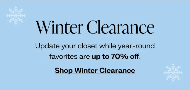 Shop Winter Clearance