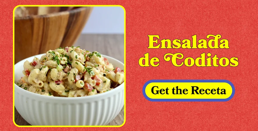 Ensalada de Coditos. GET THE RECETA