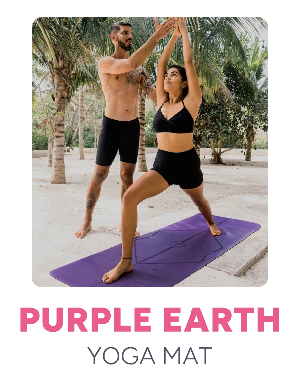 Purple Earth Yoga Mat