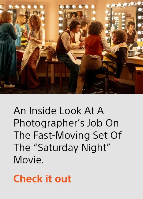 An Inside Look at a Photographer's Job on the Fast-Moving Set of the 'Saturday Night' Movie. | Check it out