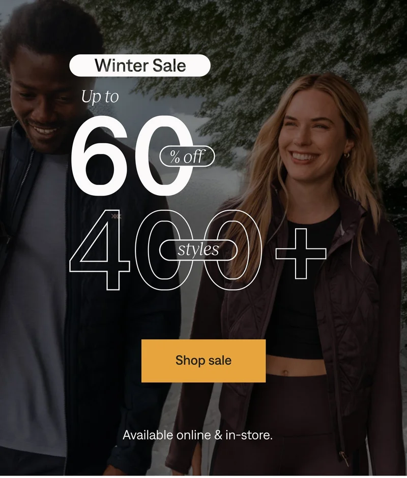 Winter Sale: Up to 60% off 400+ styles. Shop sale