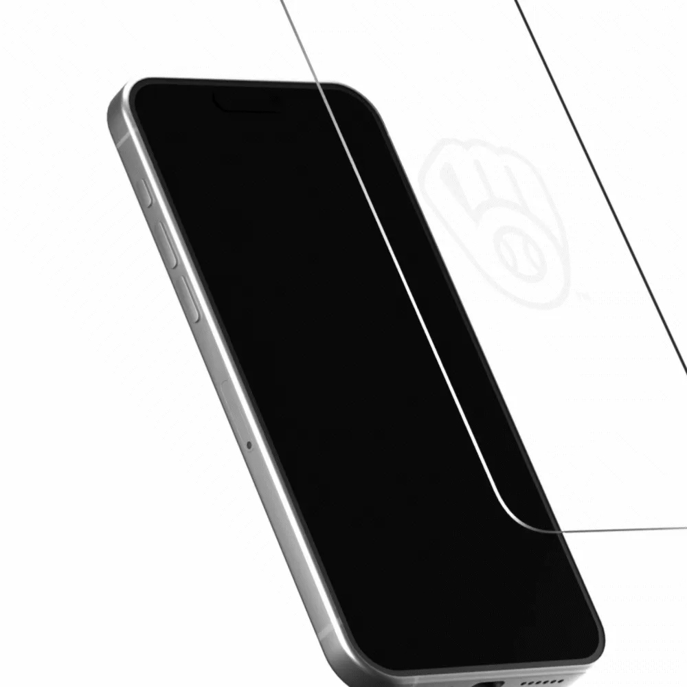 The&nbsp; logo is visible when your screen is turned off, and it disappears when your screen is turned on.