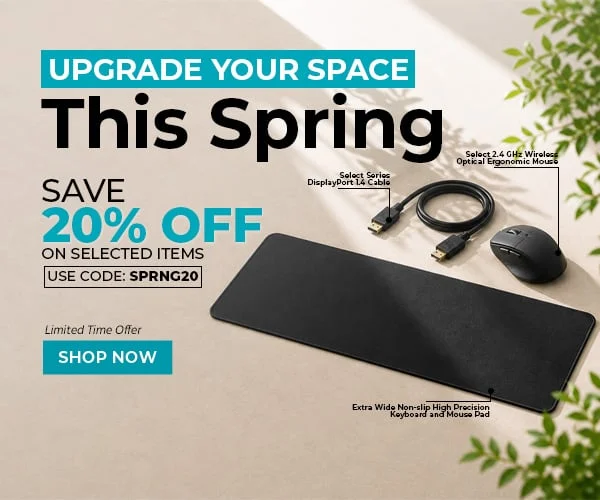 Level Up Your Space This Spring Save 20% OFF on selected items Use Code: SPRNG20