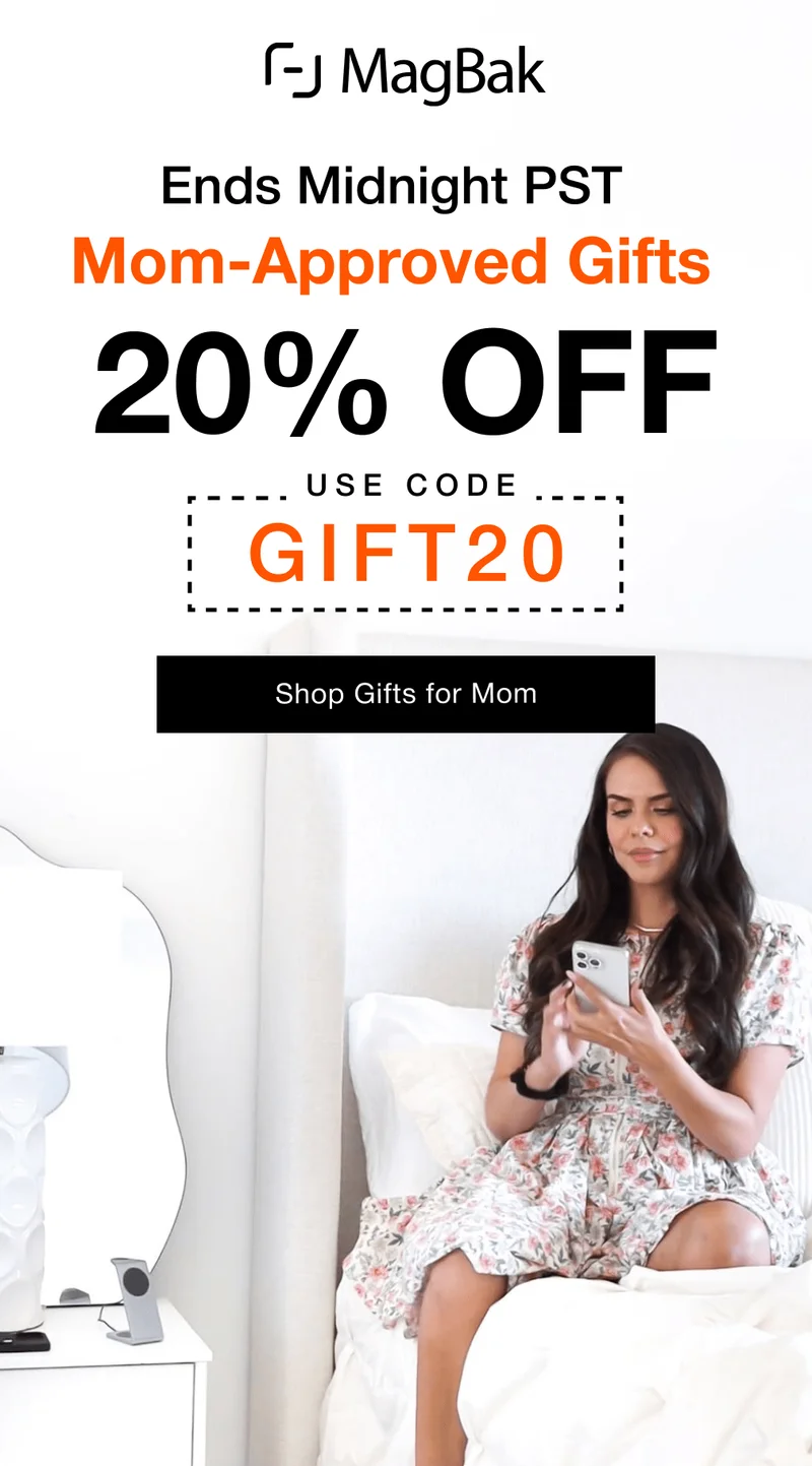 Ends midnight pst - mom approved gifts. 20% off with code GIFT20.