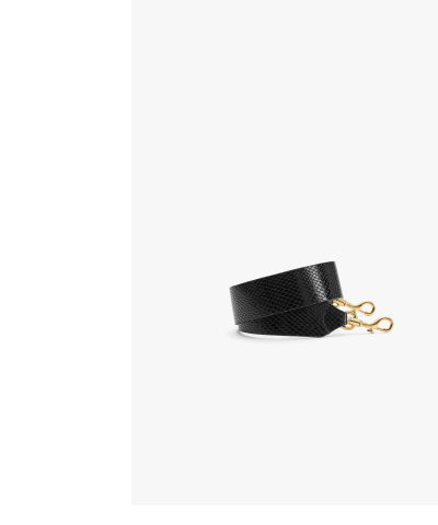 Shoulder Strap Black Snake