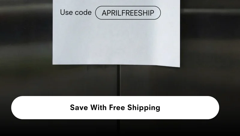 Use code Aprilfreeship