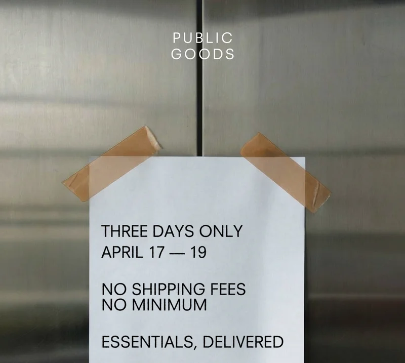 Three days only. April 17-19. No shipping Fees.