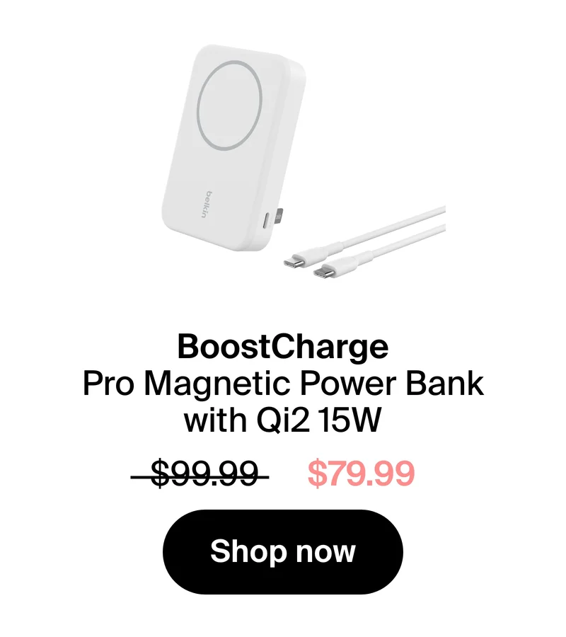 BoostCharge Pro Magnetic Powerbank with Qi2 15W