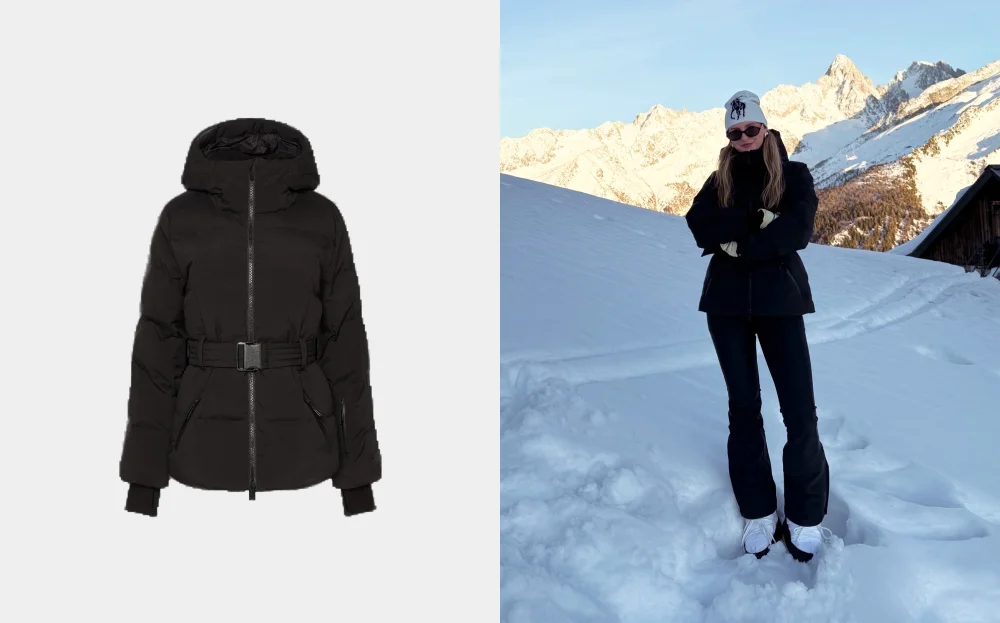 Shop the Hedy Belted Puffer in Black