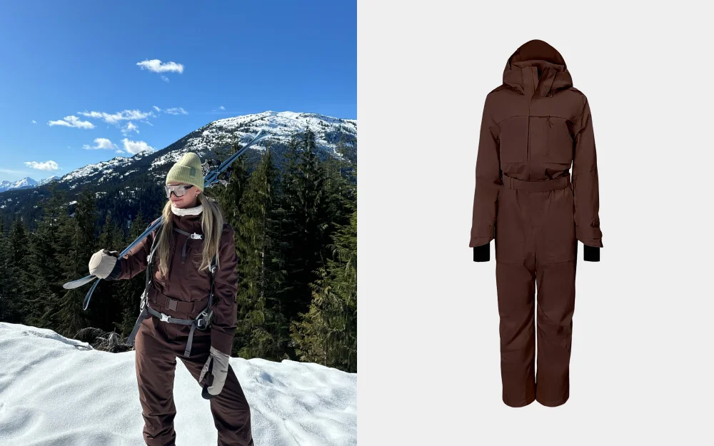 Shop the Murphy Ski Suit in Spiked Cocoa