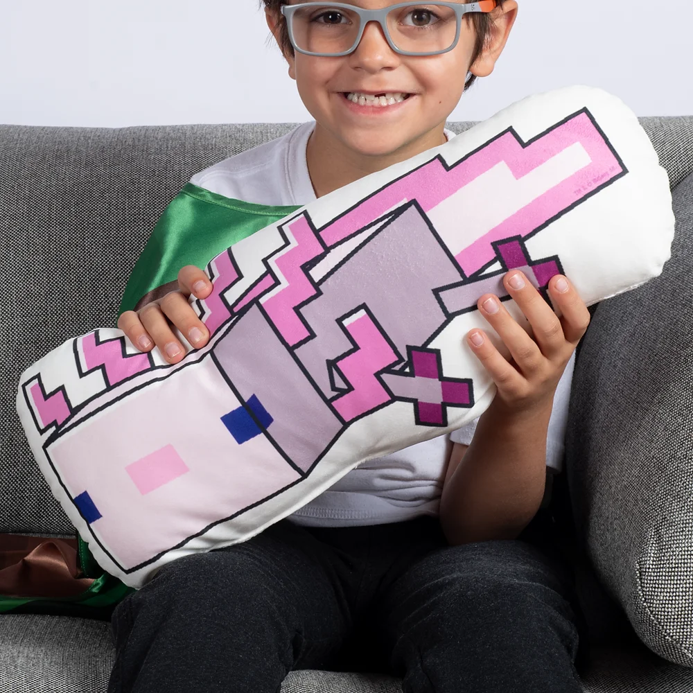 Image of Minecraft Axolotl Pillow