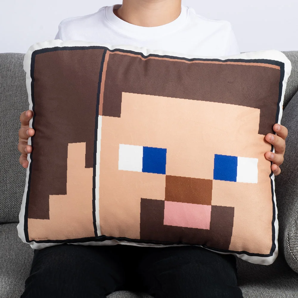Image of Minecraft Steve Pillow