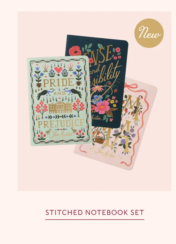 New | STITCHED NOTEBOOK SET