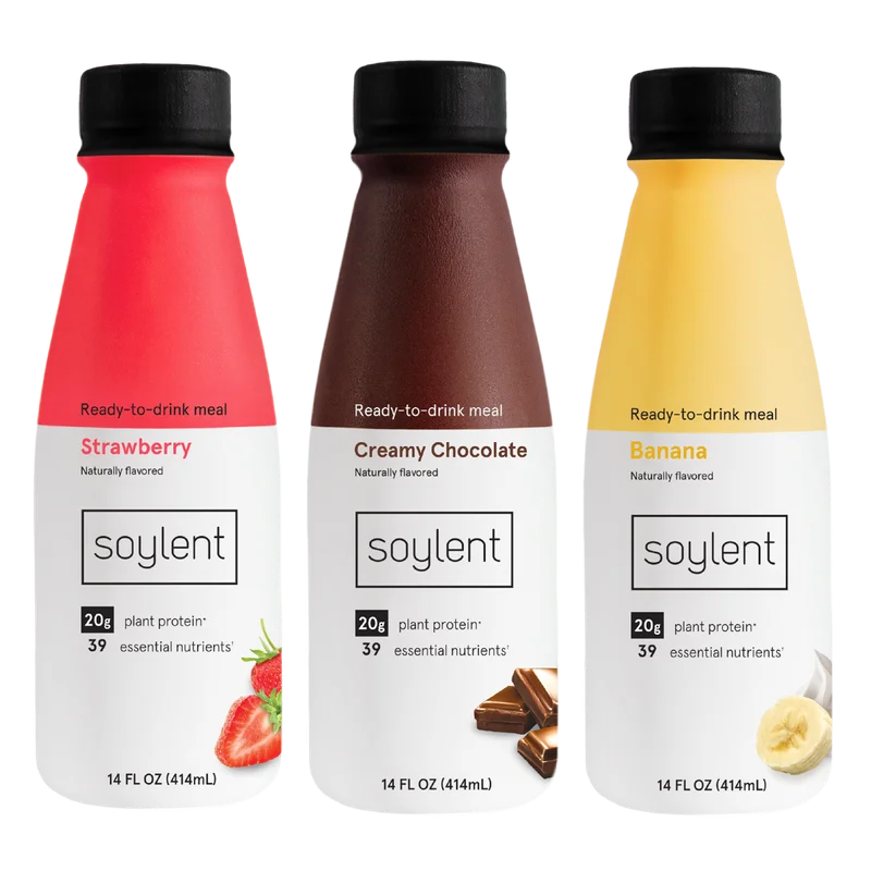Image of Soylent complete meal banana split variety pack