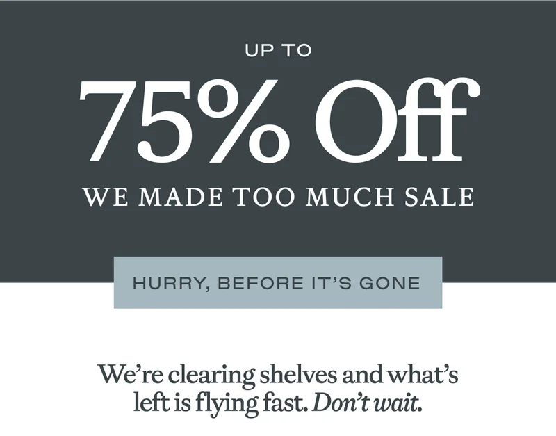 Our Rarest Sale Just Launched! - Shop Now