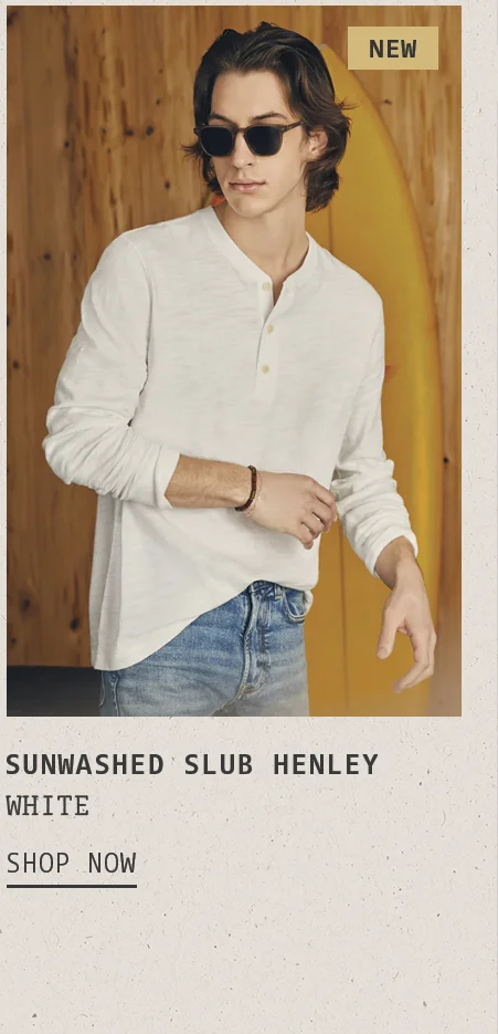 Sunwashed Slub henley