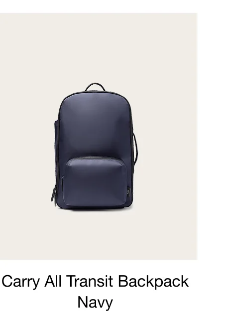 Carry All Transit Backpack Navy