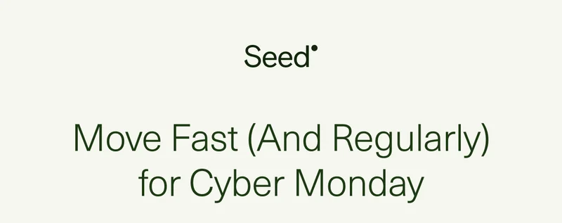 Move Fast (And Regularly) for Cyber Monday