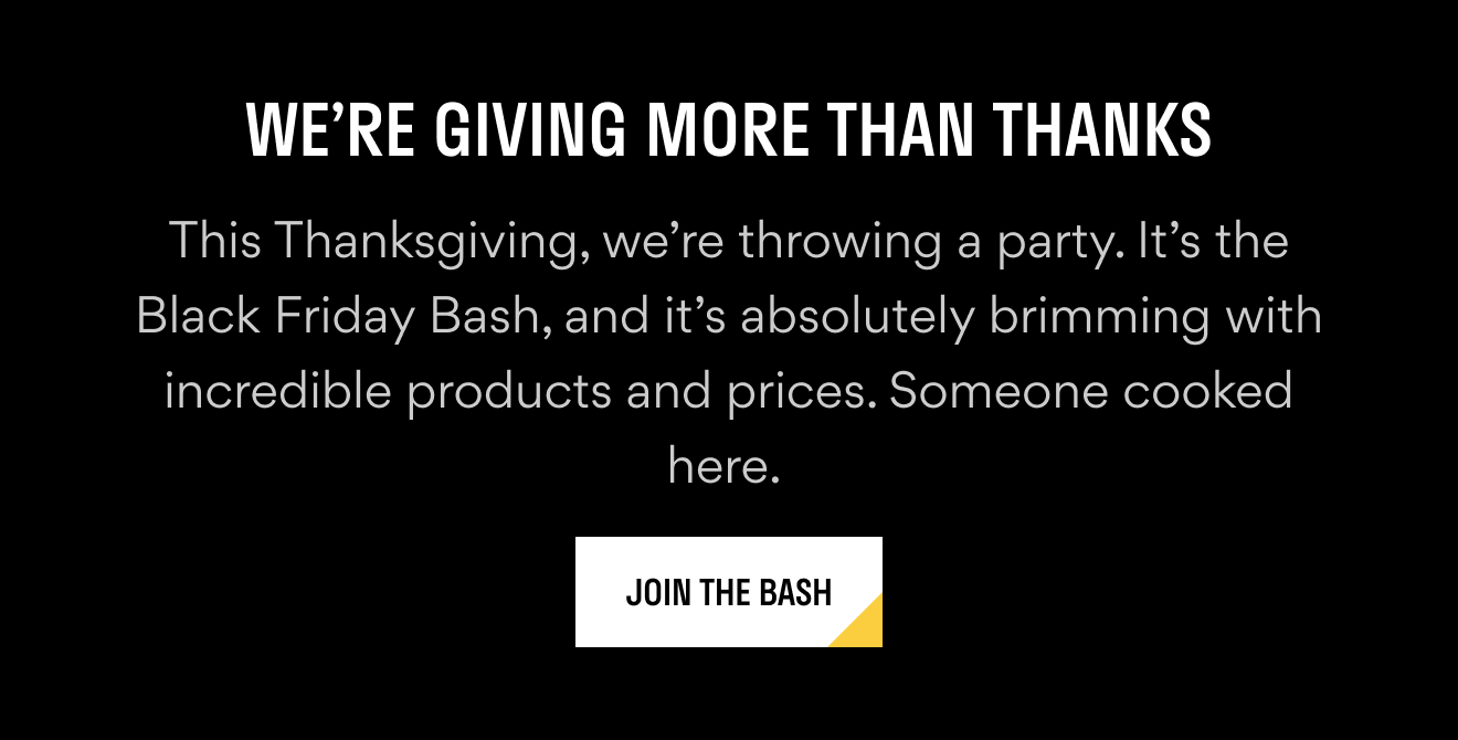We're Giving More Thank Thanks We're Giving More Thank Thanks