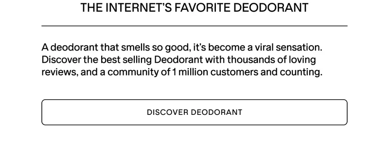 SHOP DEODORANT