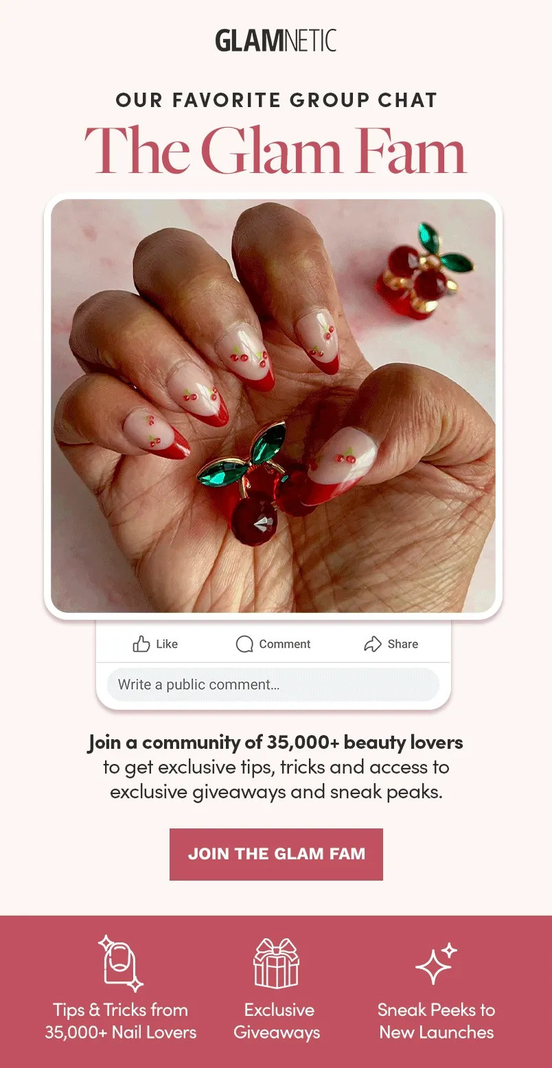 Our Favorite Group Chat. Join the Glam Fam